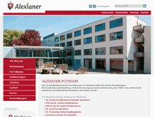 Tablet Screenshot of alexianer-potsdam.de